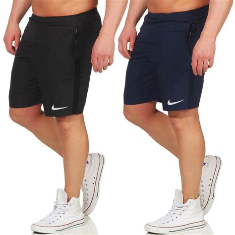 kurze schwarze nike hose mit reißverschluss|Nike short hosen herren.